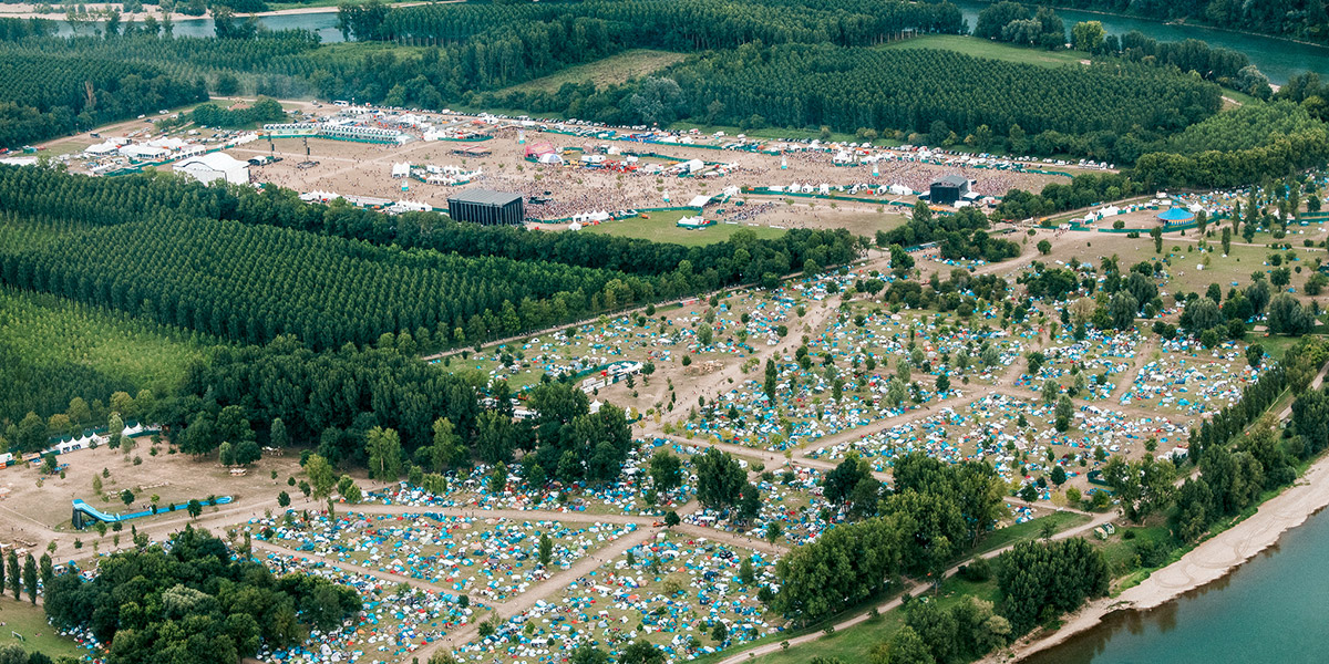 Camping du festival garorock